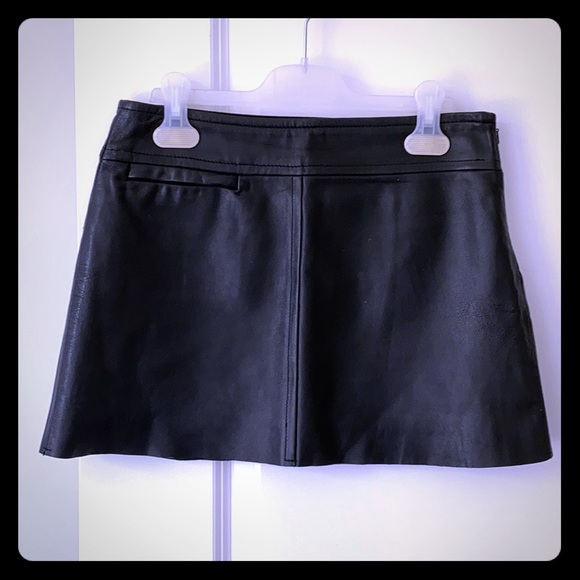 BCBG leather mini skirt - Picture 1 of 8